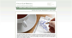 Desktop Screenshot of cyganlawoffices.com