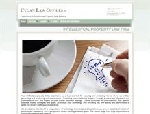 Tablet Screenshot of cyganlawoffices.com